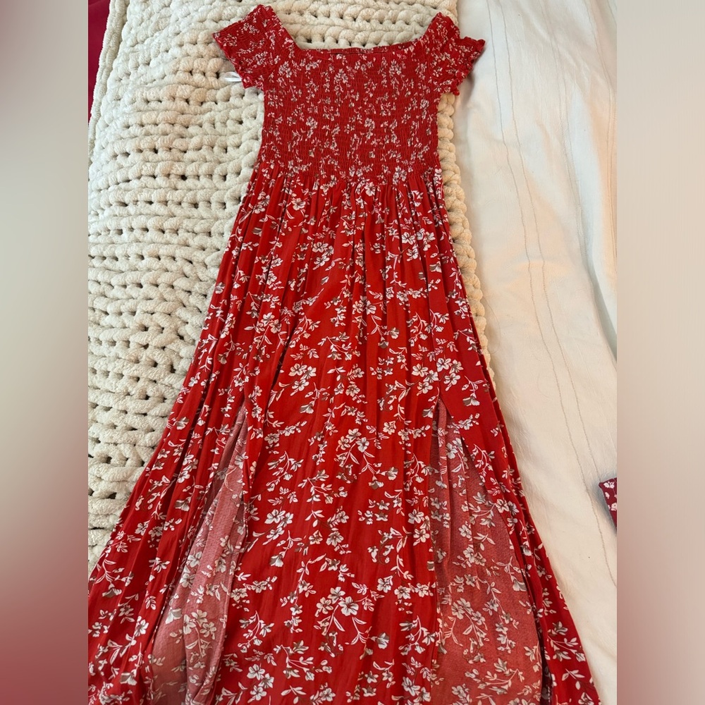 SHEIN MIDI Off Shoulder Dress Size Small